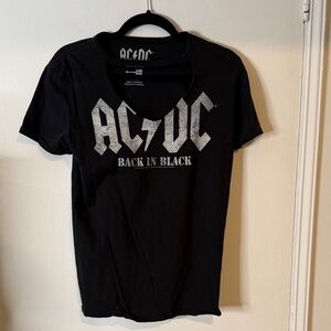 AC/DC Black Graphic T-Shirt